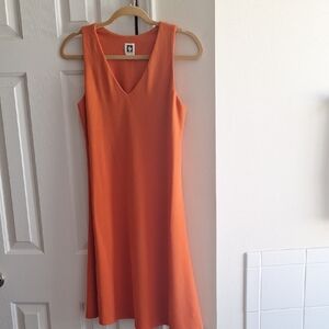 Anne Klein Vibrant Orange Mini Dress